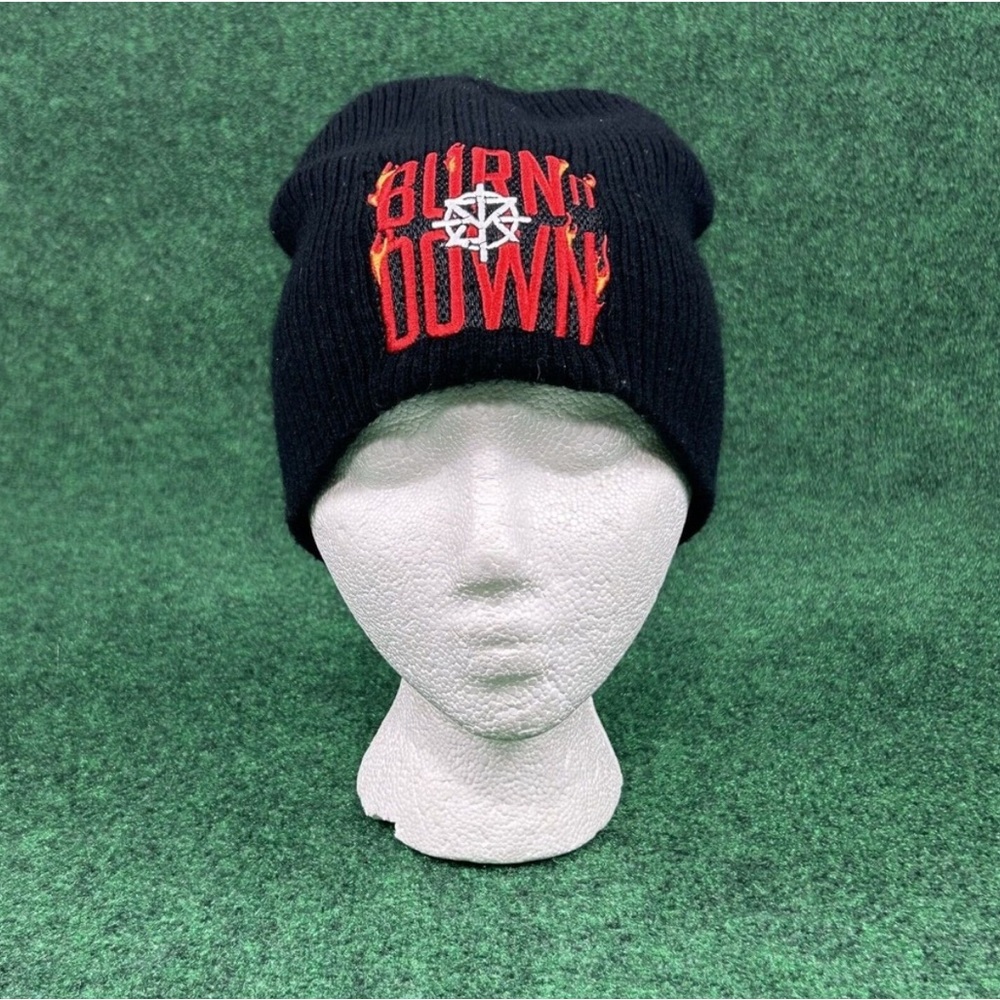 Seth Freakin Rollins WWE Authentic Beanie Hat Burn It Down Embroidered 2017